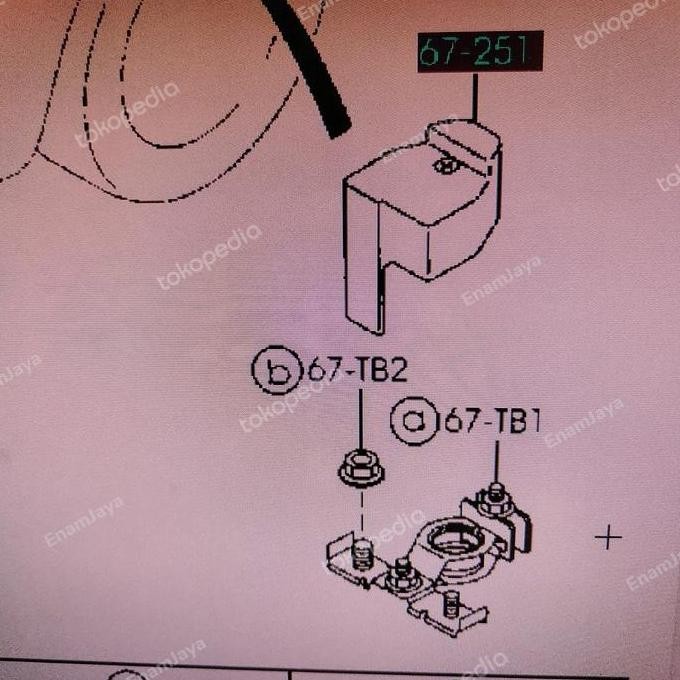 Mazda Genuine Parts Tutup Kepala Aki Positif Mazda Cx7 Er 67251 The Best