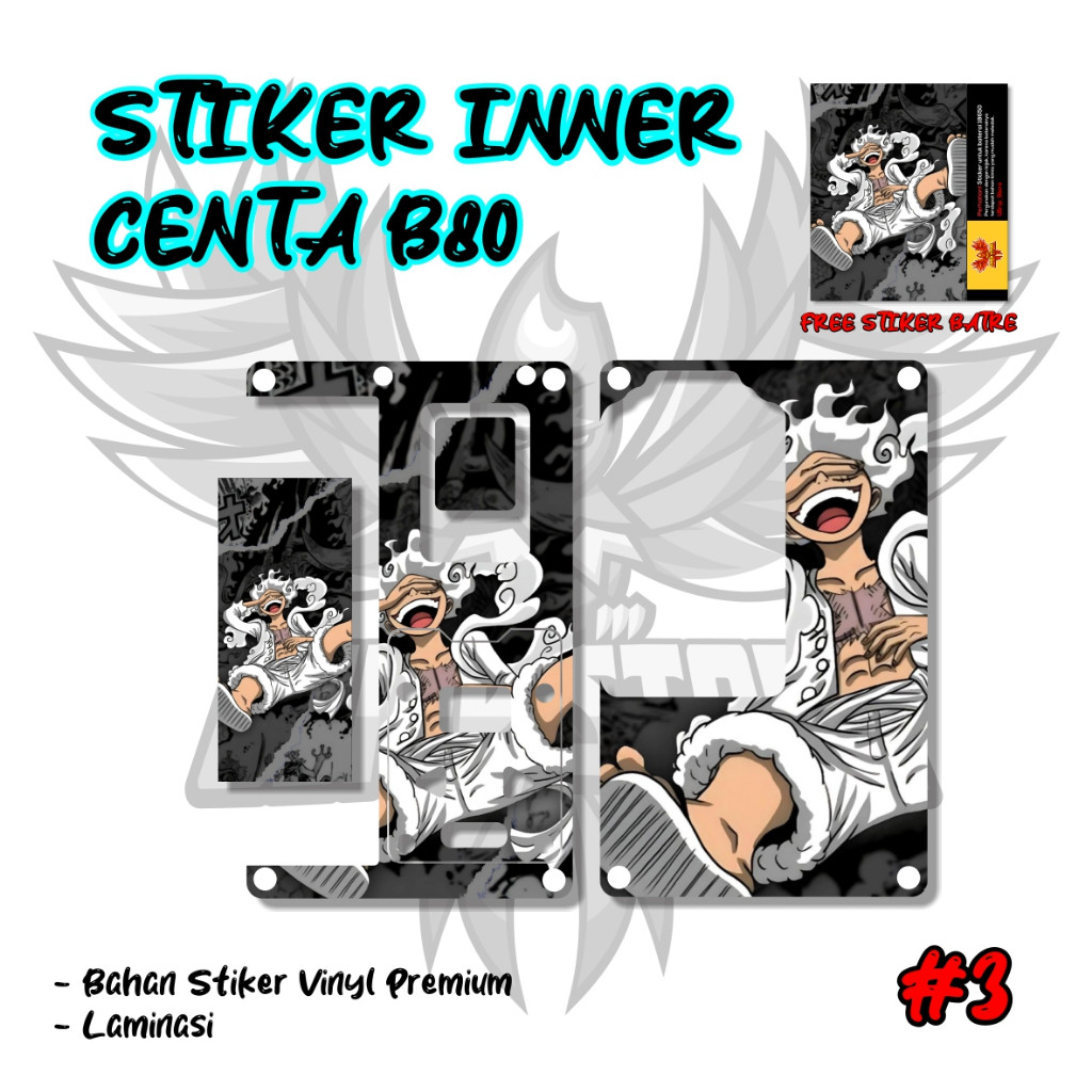 

Terlaris Presisi Stiker Be Delapan Puluh Part 3 B80 03 Casing/Stiker Panel Vynil Bisa Custom Dan COD
