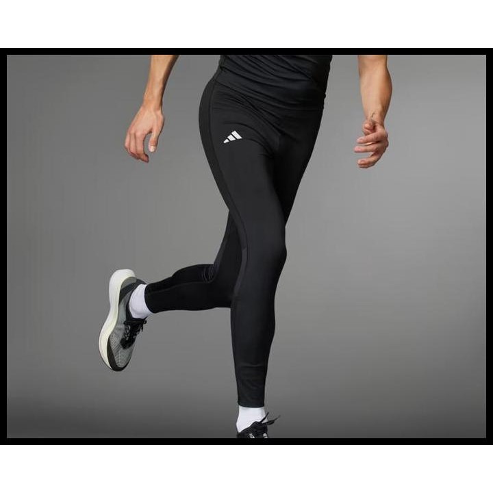 Celana Legging Lari Pria Adidas Adizero Essentials Hitam - In1164 Original Best Seller
