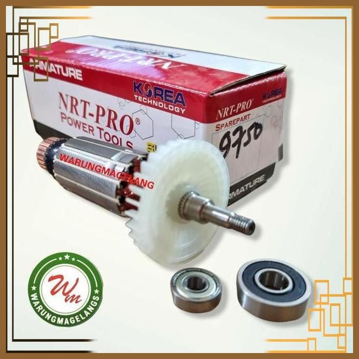 [WGM] ANGKER ARMATURE NRT PRO 9750 9750VS MESIN GERINDA DISC GRINDER