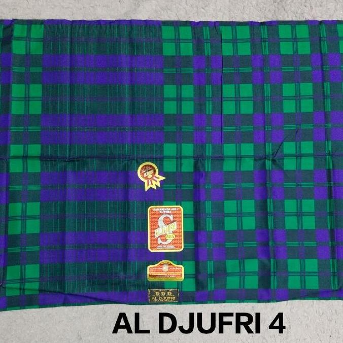 new Sarung Al Djufri 555 Motif Kotak KDT Sandur Original Sutera murah
