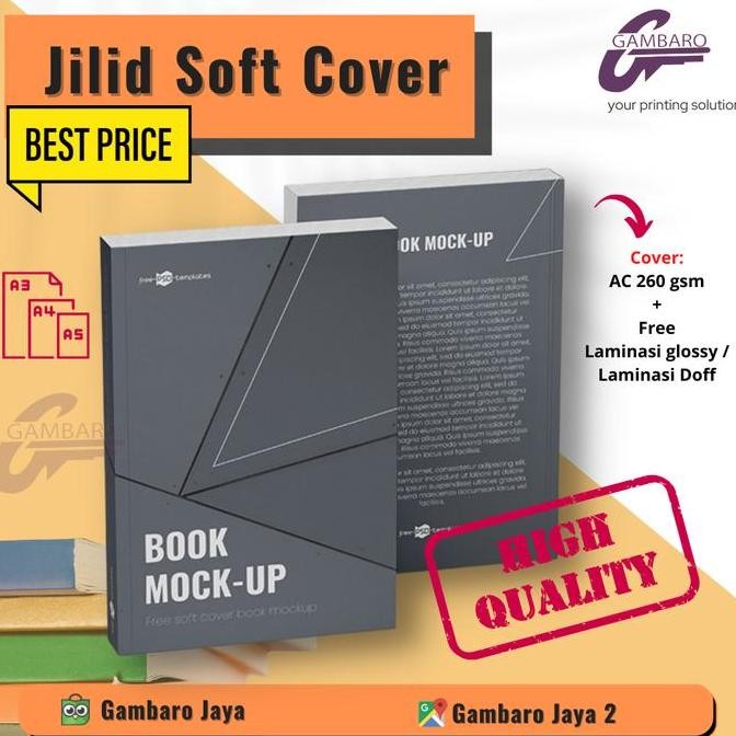 

Cetak buku soft cover A4 murah