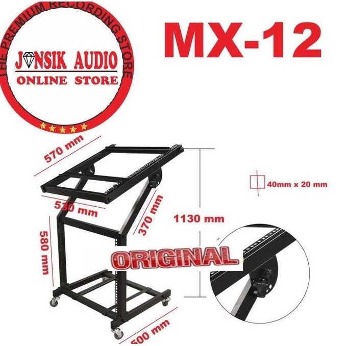 Alat Musik Rak Equipment Mixer Stand Rack Audio Rak Accesories