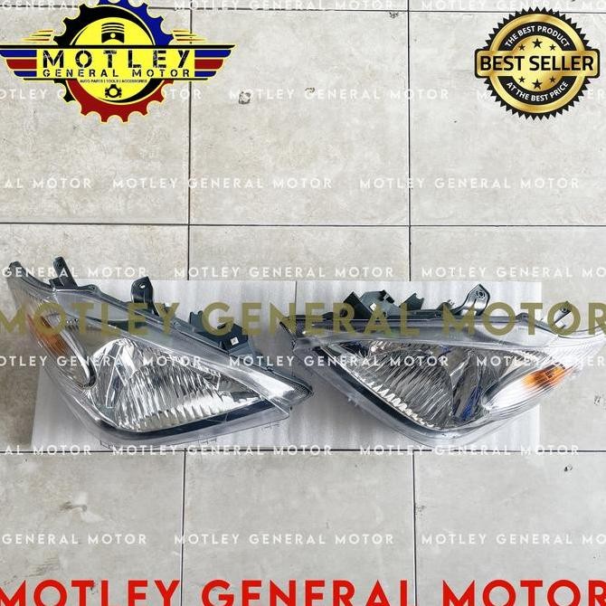 . LAMPU DEPAN HEAD LAMP HEADLAMP LAMPU UTAMA AVANZA XENIA VVTI 2007 2008 2009 2010 2011 ORIGINAL MER