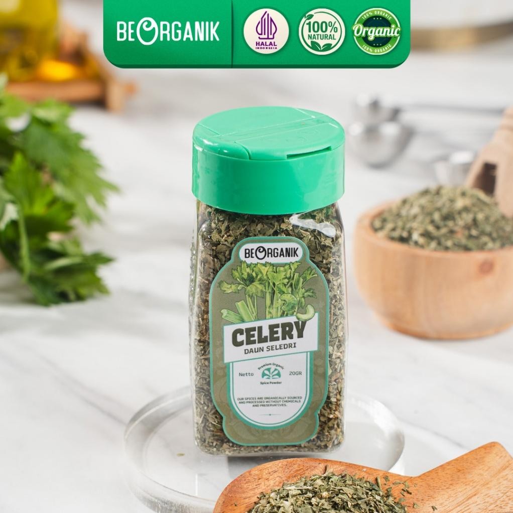 

Satisfaction Beorganik Dried Celery Flakes / Daun Seledri Kering