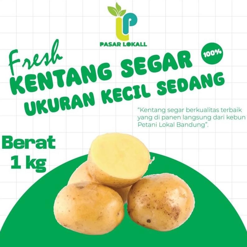 

Original Kentang Super Segar Kecil Sedang Segar (1 Kg)
