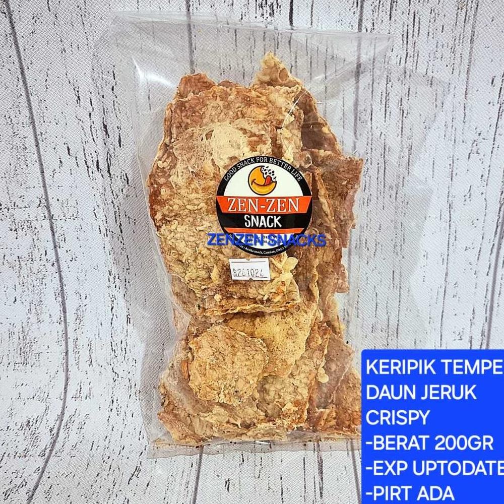 

Praktis Keripik Tempe Crispy Daun Jeruk 200Gr