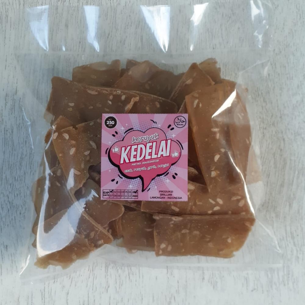 

Solusi Kerupuk Tempe Krupuk Kedelai Spesial Asli Cap Dua Hati, Rasa Enak Renyah Gurih Bergizi Kemasan 250 Gram (Restok Etalase Lama Terhapus)