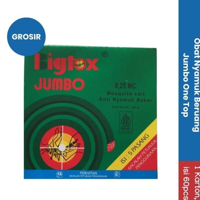 Super Sale, Top Obat Nyamuk Jumbo One Top 1 Karton 60 Paket