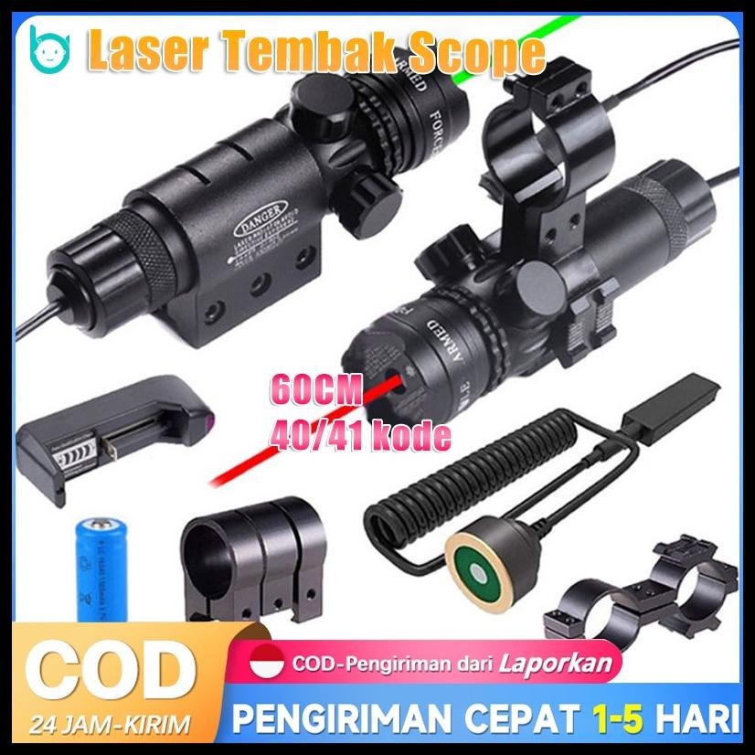 TEMBAK SCOPE NYALA TITIK HIJAU 803 TAKTIS LASER POINTER MOUNT GREEN RED DOT LASER SIGHT SENAPAN BERB