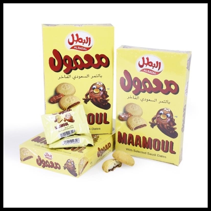 

MAAMOUL AL BATAL BISKUIT KURMA SAUDI ARABIA OLEH-OLEH HAJI / UMROH ISI 16PCS EXP TERBARU MAMUL MAMOUL MAAMUL