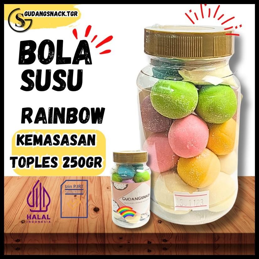 

BOLA SUSU PELANGI 250GR