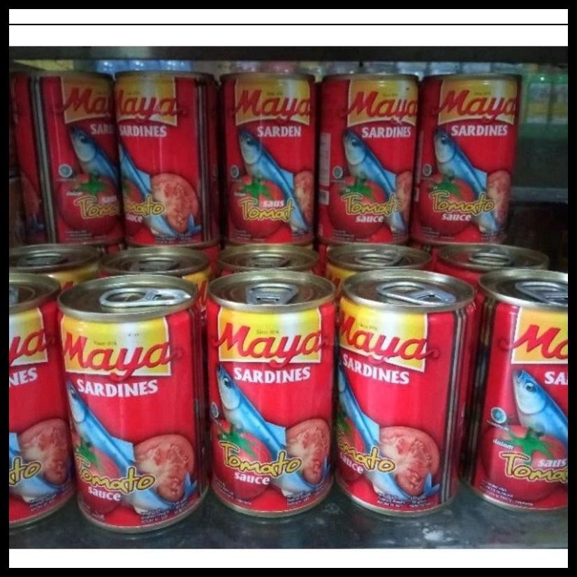 

SARDEN MAYA SAUS TOMAT 155 GRAM* 2 KALENG DAN MAYA 425 GRAM 1 KALENG
