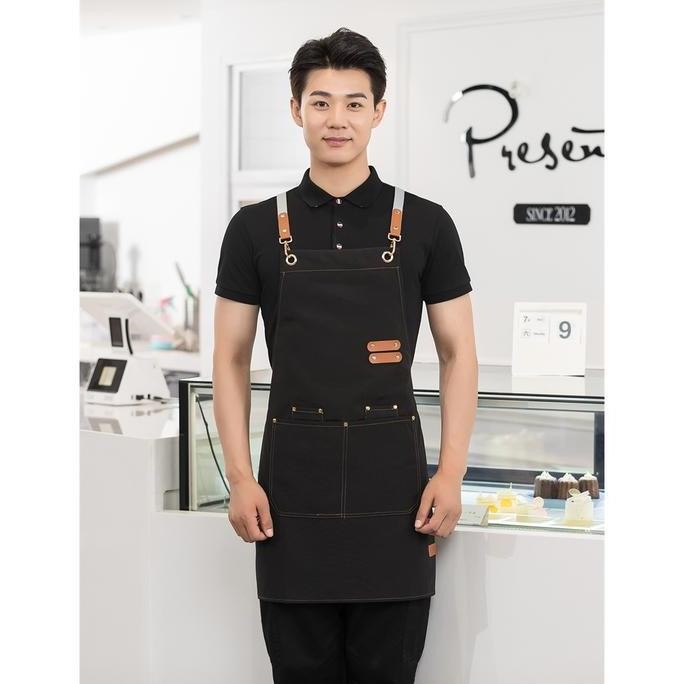 

Terlaris One Two Cups Chen Feng Celemek Masak Apron Anti Air Dengan Kantong - Sp01