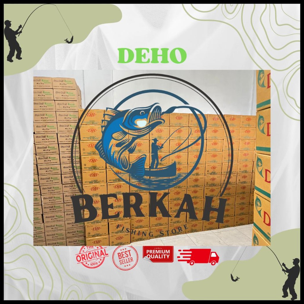 

DEHO TUNA CHUNK IN OIL / TUNA DALAM MINYAK 180G 1 DUS (48PCS) - UMPAN PANCING