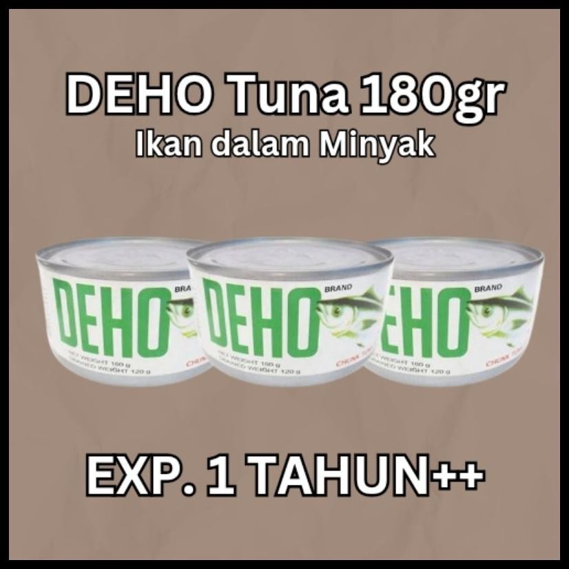 

DEHO TUNA KALENG 180GR. / CHUNK IN OIL