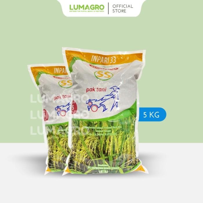 Benih Padi Inpari 33 5kg Saprotan Utama Bibit Inpari-33 SS Unggul Promo