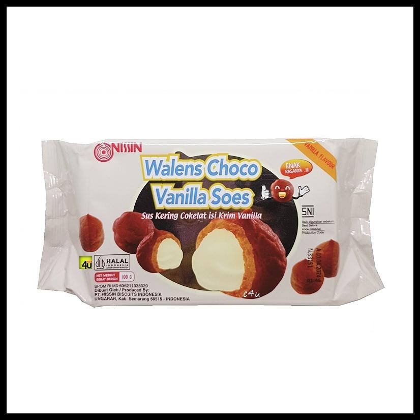 

NISSIN WALENS CHOCO VANILLA SOES 100GR