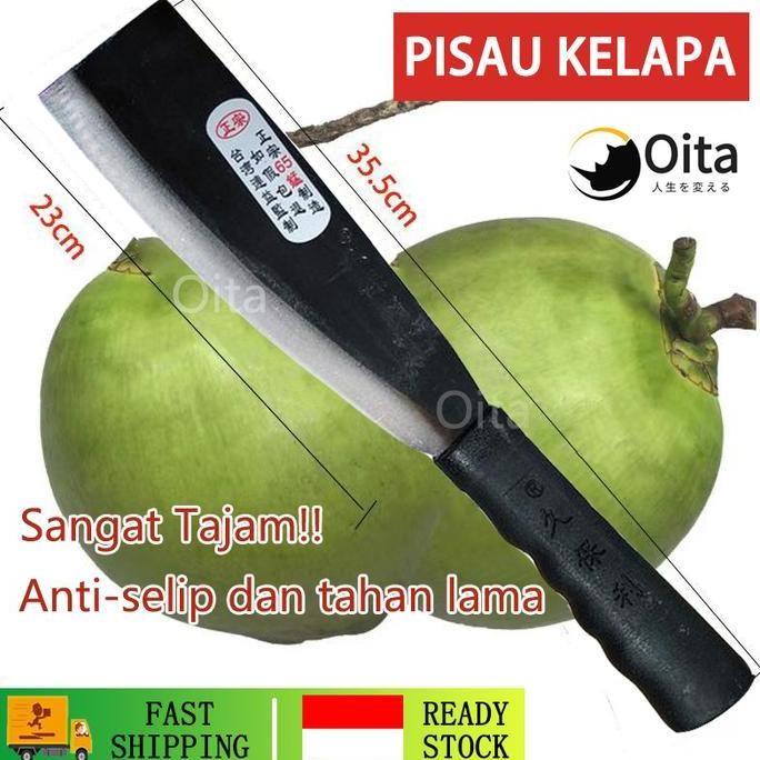 

Terlaris Golok Kelapa Pisau Daging Super Tajam Coconut Knife Coconut Mengupas