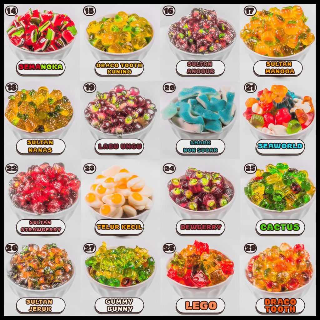 

[MAGICJELLYS] PERMEN YUPI CANDY GUMMY JELLY VIRAL [TOPLES][HALAL]