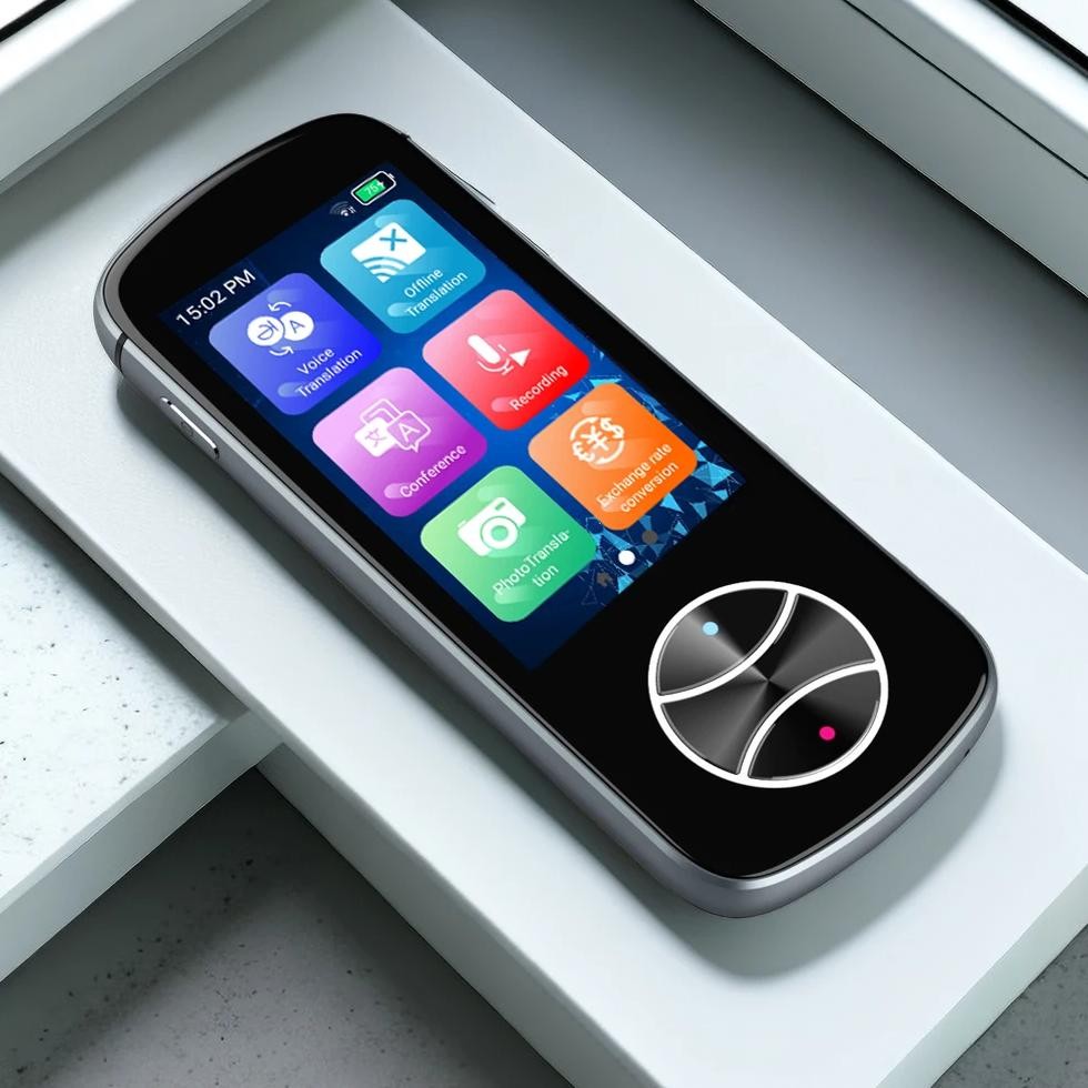 

New V10 Language translator device Portable Audio Translator 137 Language Smart Translator Offline In Real Time Smart Voice AI