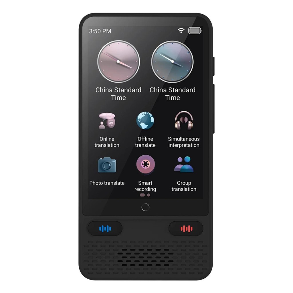 

Portable Language Translator Device S85 with 138 Languages Voice Translating Offline Translation Support Voice Video Recording
