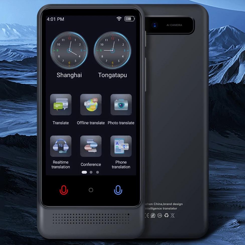 

Portable Instant Translator Device 137 Languages Real Time Translation Device Two-Way Language Translator for Travel Business