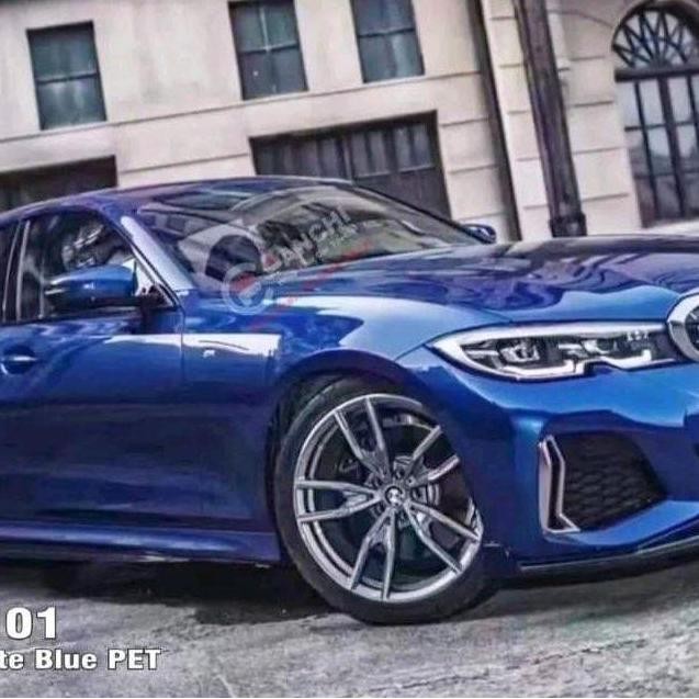 

ready Sticker FANCHI PET101 ID-8801 Moonlight Tanzanite Blue PET per 50cm