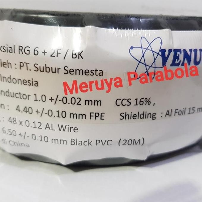 Kabel RG 6 Venus 20Meter Male