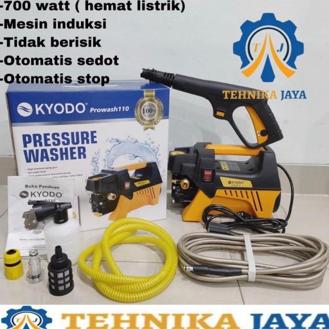 TERLARIS - Steam Jet cleaner Kyodo prowash 110 (Hemat listrik ) Mesin cuci Mobil Motor AC Air Car