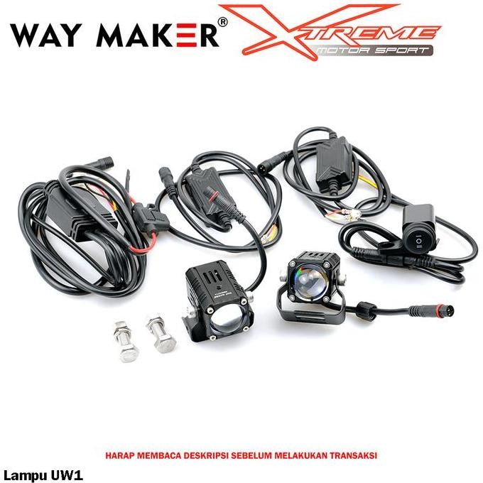 Lampu Laser Tembak Way Maker Mini Driving Light Garansi 2 thn