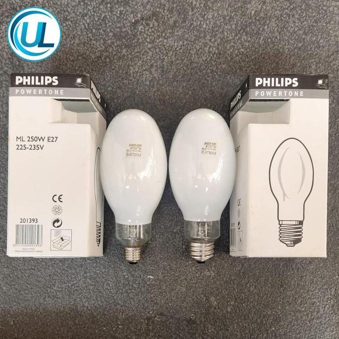 TERMURAH - ML 250 Watt Philips / Lamph Mercury ML 250W 220V Philips