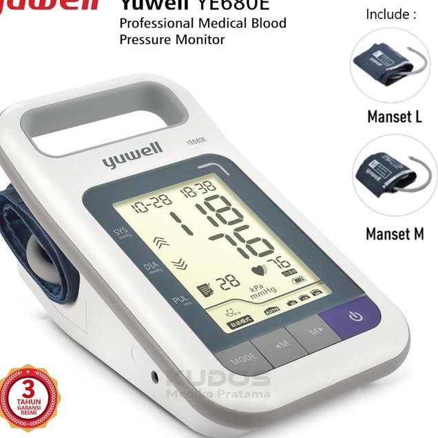Yuwell Ye680E Tenimeter Dital Alat Uur Monitor Teanan Darah Teni Ye 680E
