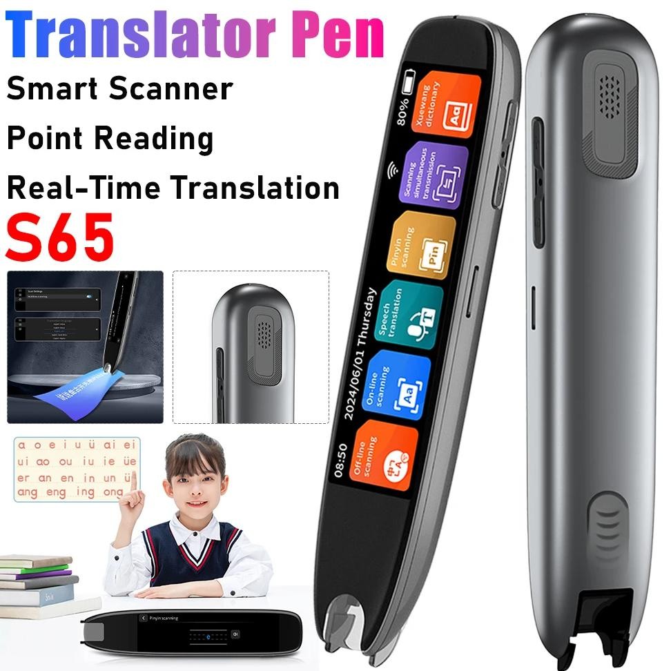 

Translation Pen 142 Languages Smart Scanner Translator Pen Online/Offline Modes Scanning Reading Translator for Teacher Student