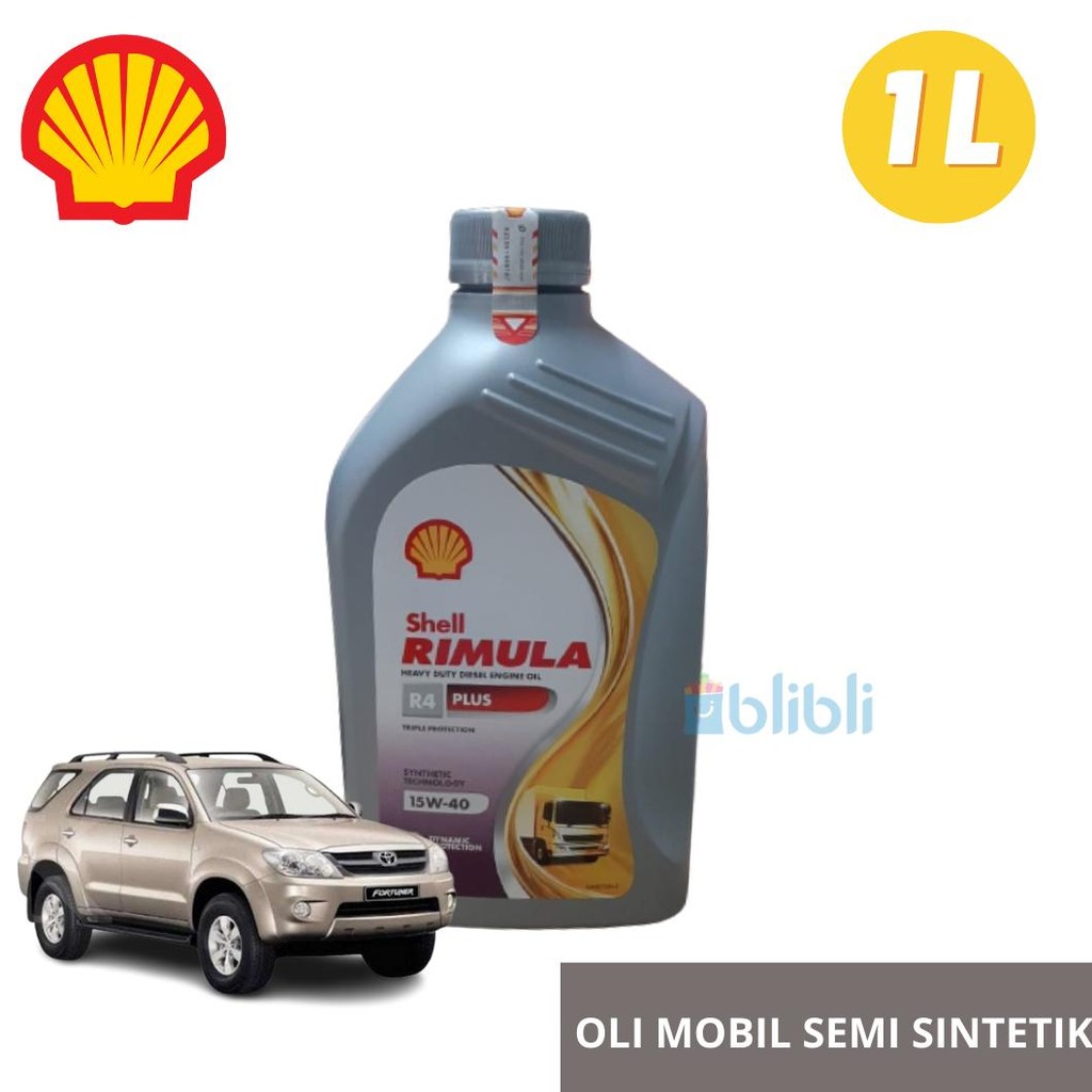 SHELL RIMULA R4 PLUS 15W40 [1L] OLI MOBIL DIESEL OLI MOBIL SHELL