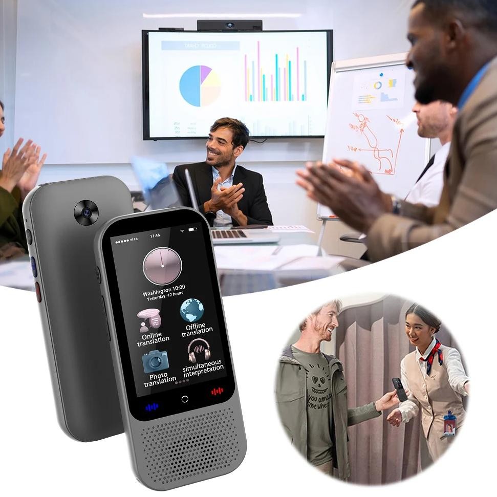 

Language Translator Device 138 Languages Voice Translating 16 Offline 3inch HD Touch Screen Portable Smart Translator for Travel