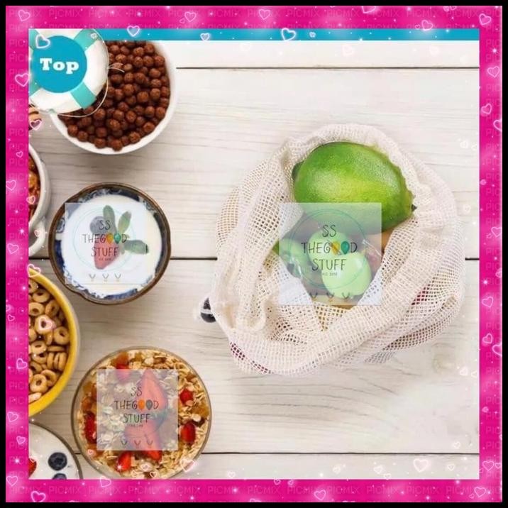 

Reusable Organic Cotton Vegetable Produce Bag White Best Seller!