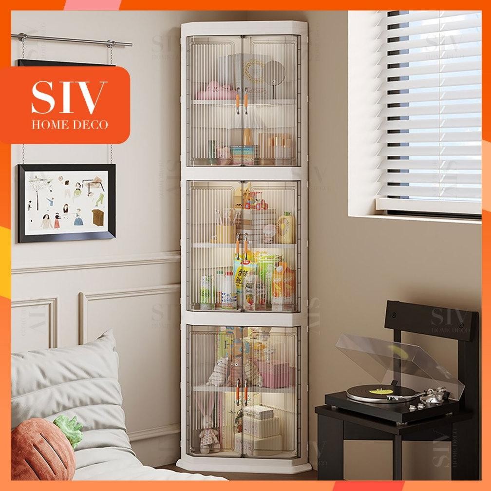 Lemari Plastik Susun Sudut Lemari Plastik Hemat Tempat Estetik Dapur Kamar Mandi Ruang Tamu