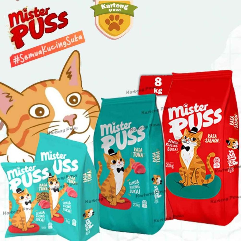 Mr Puss 8kg Makanan/Pakan Kucing Cat Food Mister Puss