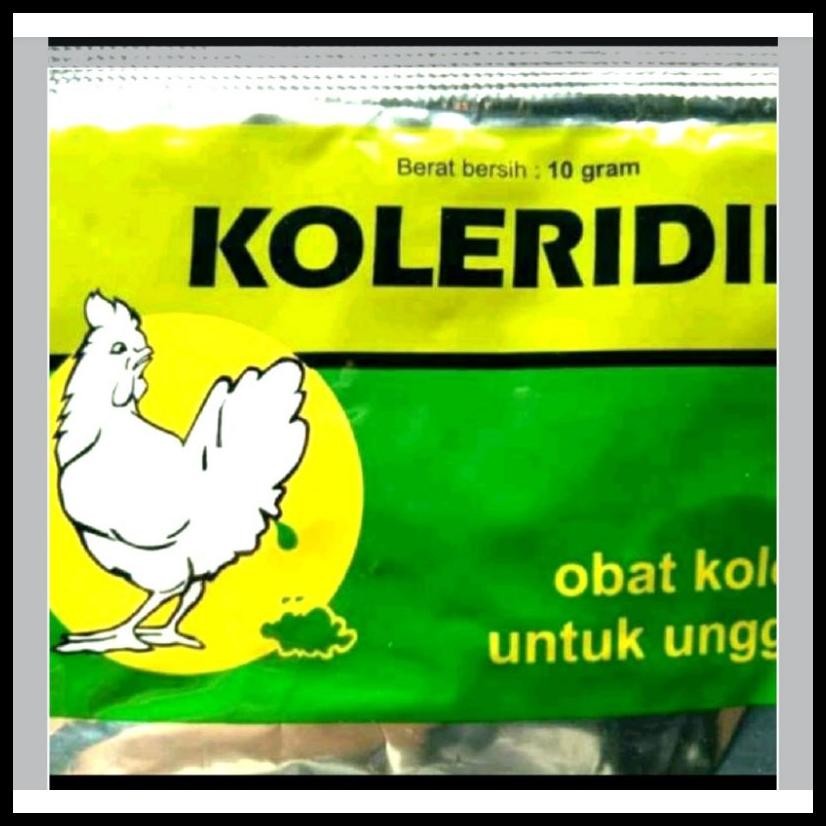 KOLERIDIN OBAT AYAM BERAK HIJAU KOLERA AYAM 10 GRAM