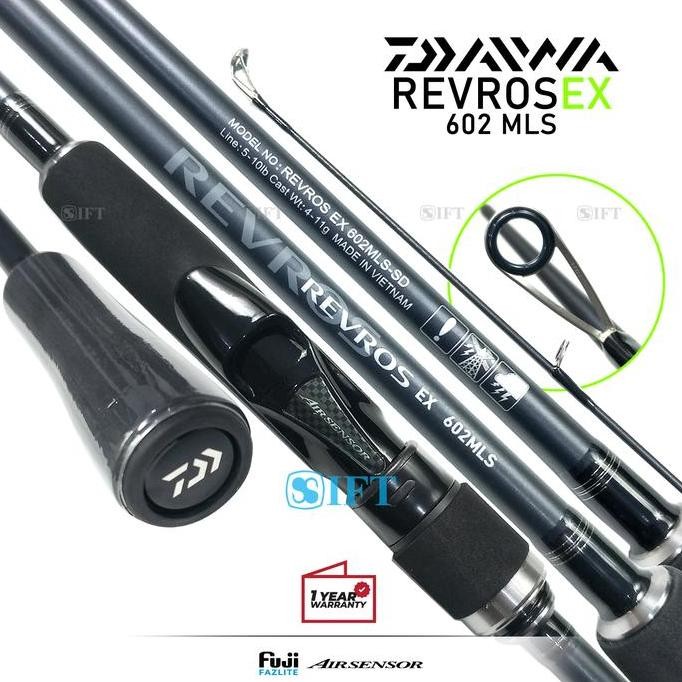 '' Joran DAIWA REVROS EX | Fuji Fazlite | Spinning Casting [22] Resmi ''