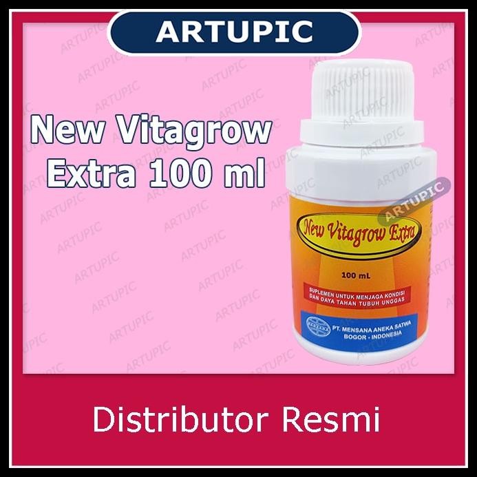 NEW VITAGROW EXTRA 100 ML ATP VITAMIN MINERAL PERTUMBUHAN AYAM UNGGAS