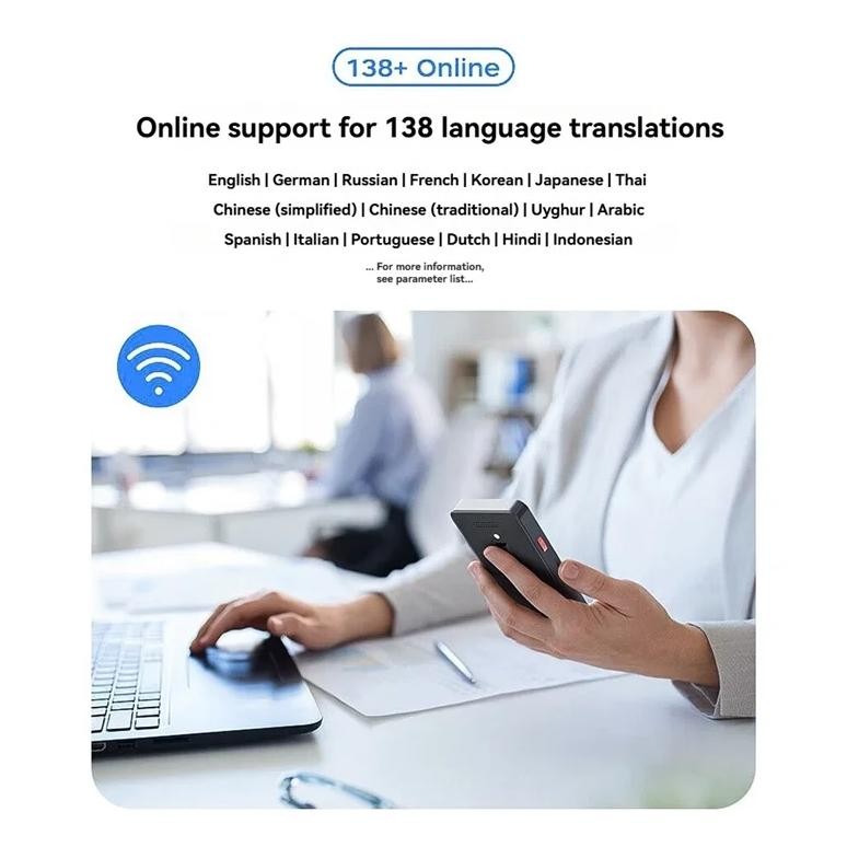 

Instant Voice Translator Support 138 Languages Portable Smart Translator Two Way Instant Translator For Travel Business