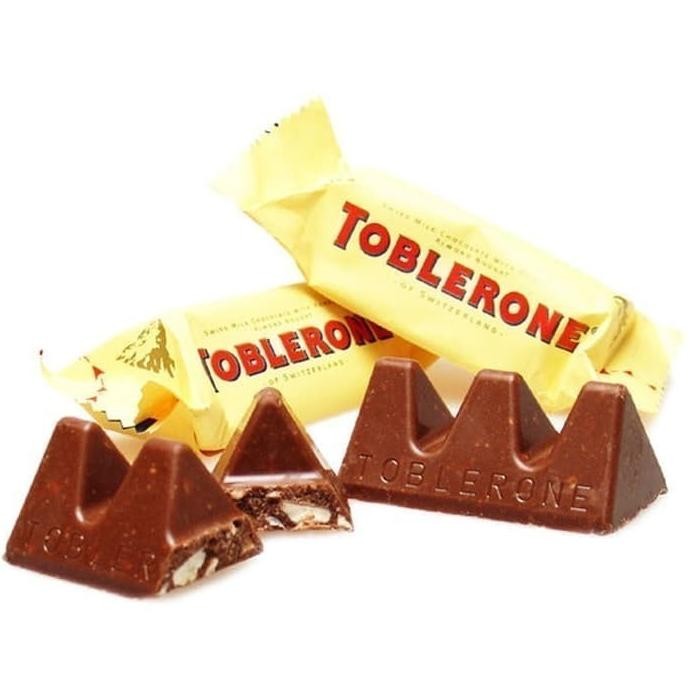 

TOBLERONE TINY GOLD 200gr isi 25 PCS (HALAL)