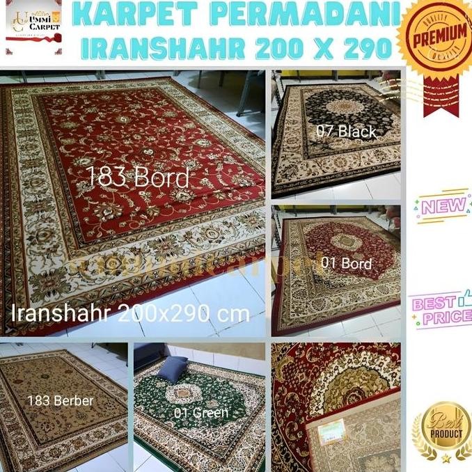 Promo Karpet Iranshahr Jumbo 200X290 Karpet Lantai Permadani Mewah Lembut