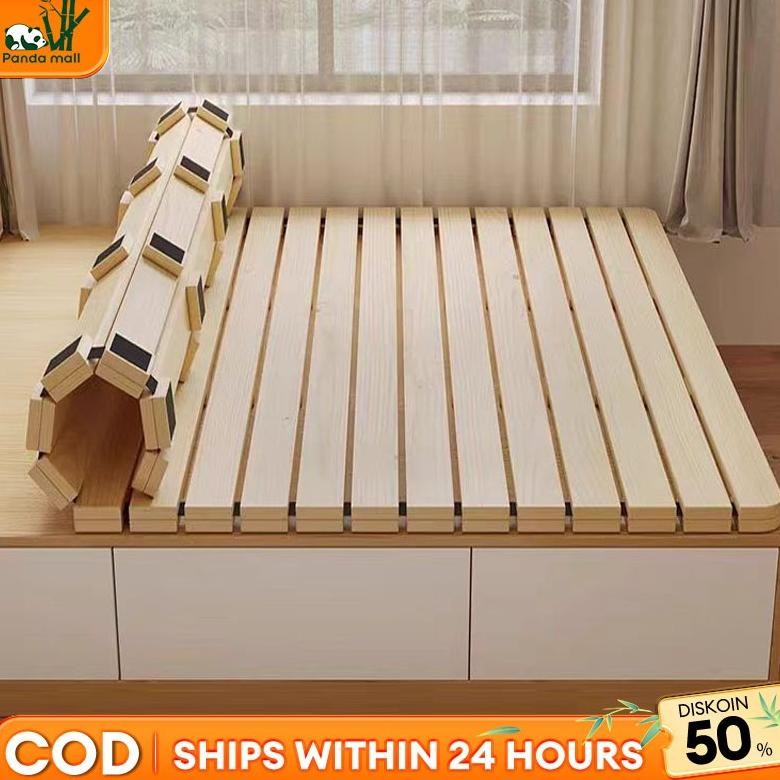 Kasur Tatami Papan Kasur Lipat Kasur Lipat Pallet  Kayu Solid Jati Belanda Tatakan Dipan