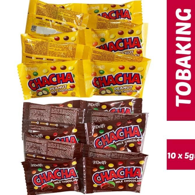 

Delfi Chacha Coklat Renceng isi 10 Cha cha Milk Peanut