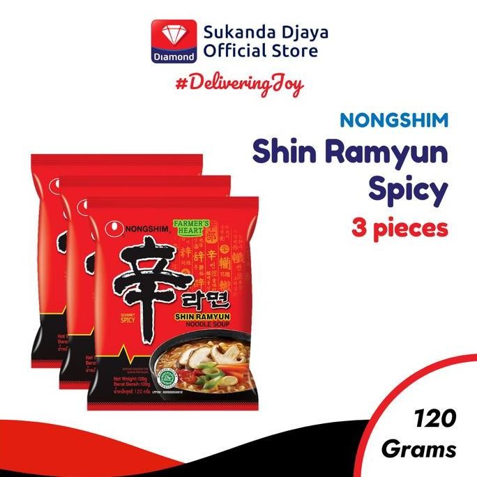 

Nongshim Mie Instan Shin Ramyun Spicy 120 Gr Multipack gs