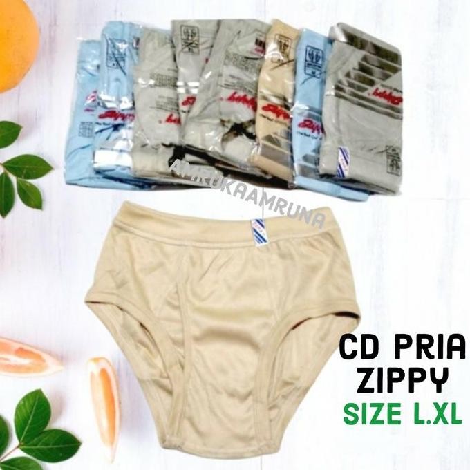 3Pcs Cd Pria Zippy Celana Dalam Pria Zippy Terbaru