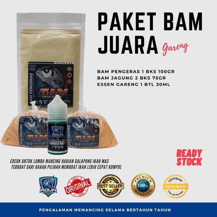 

Terlaris Paket Juara Gareng/Bam Jagung Spesialis Ikan Rame & Induk